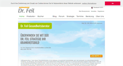 Desktop Screenshot of dr-feil.com