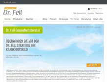 Tablet Screenshot of dr-feil.com